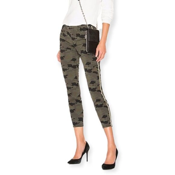 L'AGENCE Camo Stone Margot Skinny Size 28  High rise Denim Jeans P1 - Picture 1 of 10